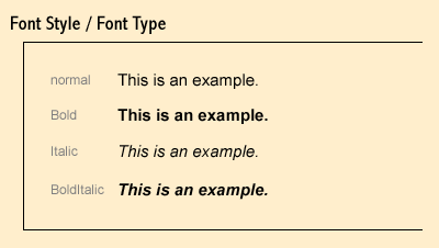 Font Style