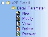 Click New to create a Detail Parameter file.