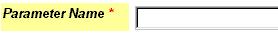 This is where you type your Parameter Name.